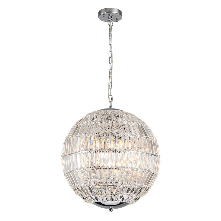 Lustre Salon Sphère en Cristal 50 cm
