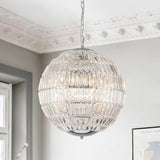 Lustre Salon Sphère en Cristal 50 cm