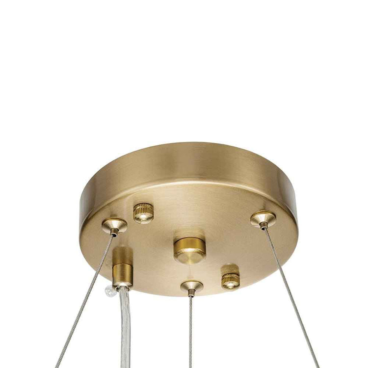 Lustre Cristal Moderne Glamour Rond pour Salon