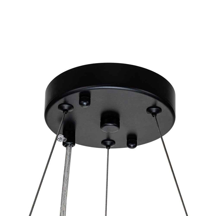 Lustre Cristal Moderne Glamour Rond pour Salon