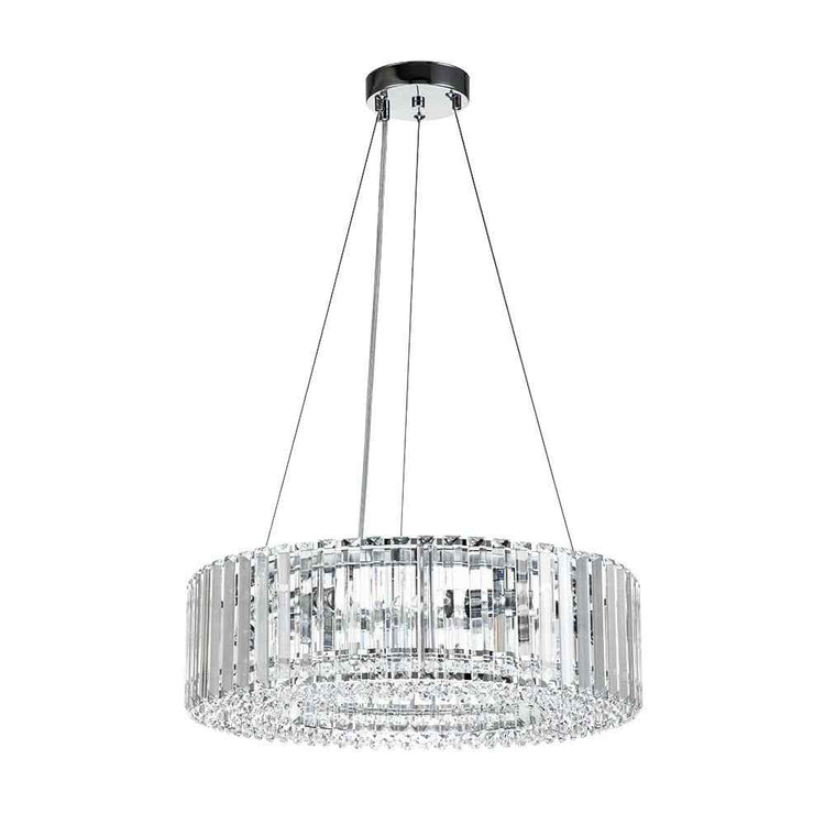 Lustre Cristal Moderne Glamour Rond pour Salon