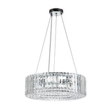 Lustre Cristal Moderne Glamour Rond pour Salon