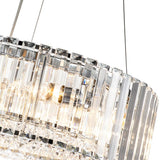 Lustre Cristal Moderne Glamour Rond pour Salon