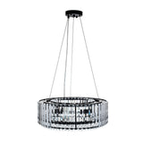 Lustre Cristal Moderne Glamour Rond pour Salon