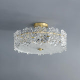 Plafonnier Salon en Verre 22 cm