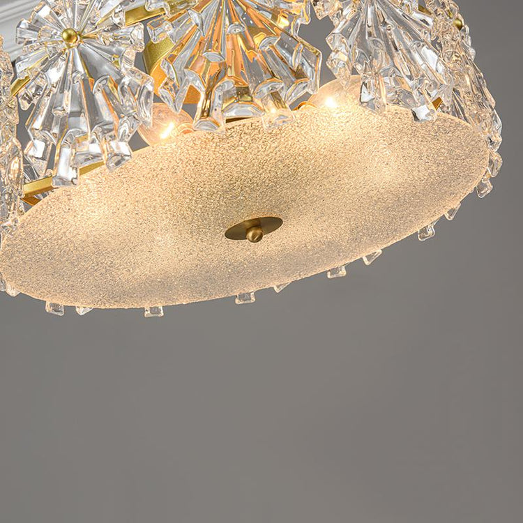 Plafonnier Salon en Verre 22 cm