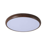 Plafonnier Salon en Bois 40 cm