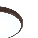 Plafonnier Salon en Bois 40 cm