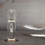 Lampe à Poser Salon Cylindre en Verre