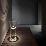 Lampe à Poser Salon Cylindre en Verre