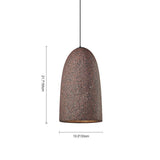 Suspension Salle à Manger Cloche en Métal 33 cm