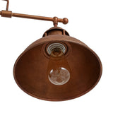 Suspension Industriel 3 Lumières Barre Dôme pour Salle à Manger