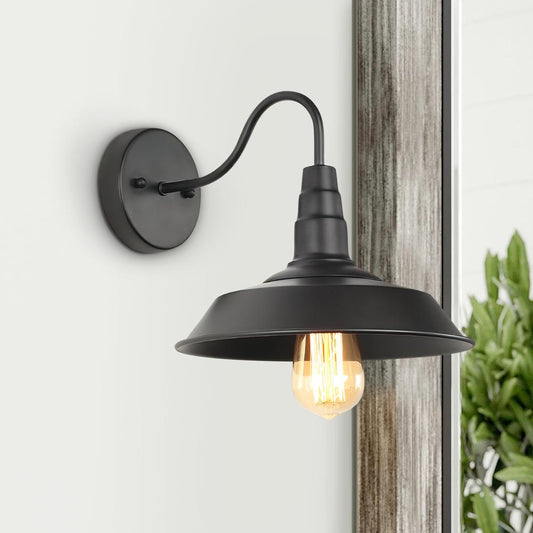 Applique Murale Industriel Noir Simple Sconce Luminaire