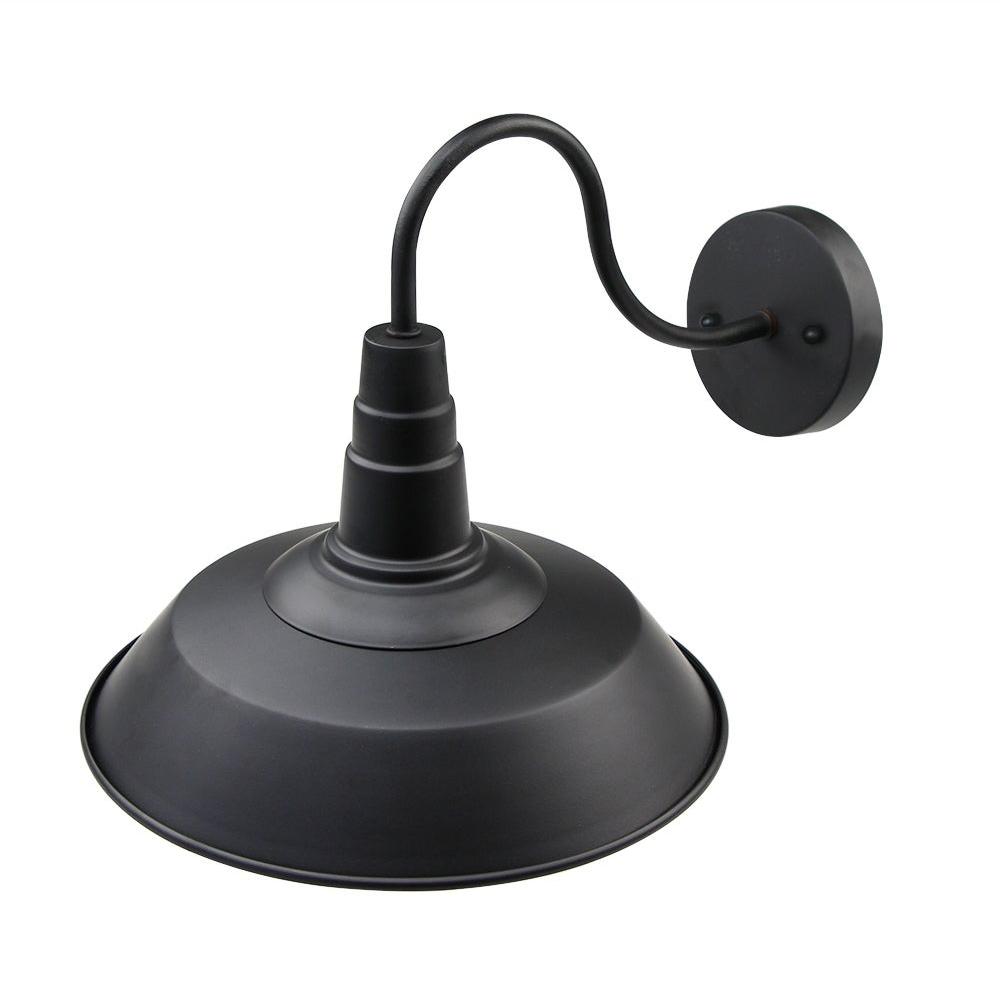 Applique Murale Industriel Noir Simple Sconce Luminaire
