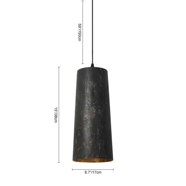 Suspension Salle à Manger Cylindre en Métal 17 cm