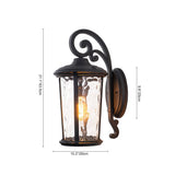 Applique Extérieure Lanterne IP23 Verre