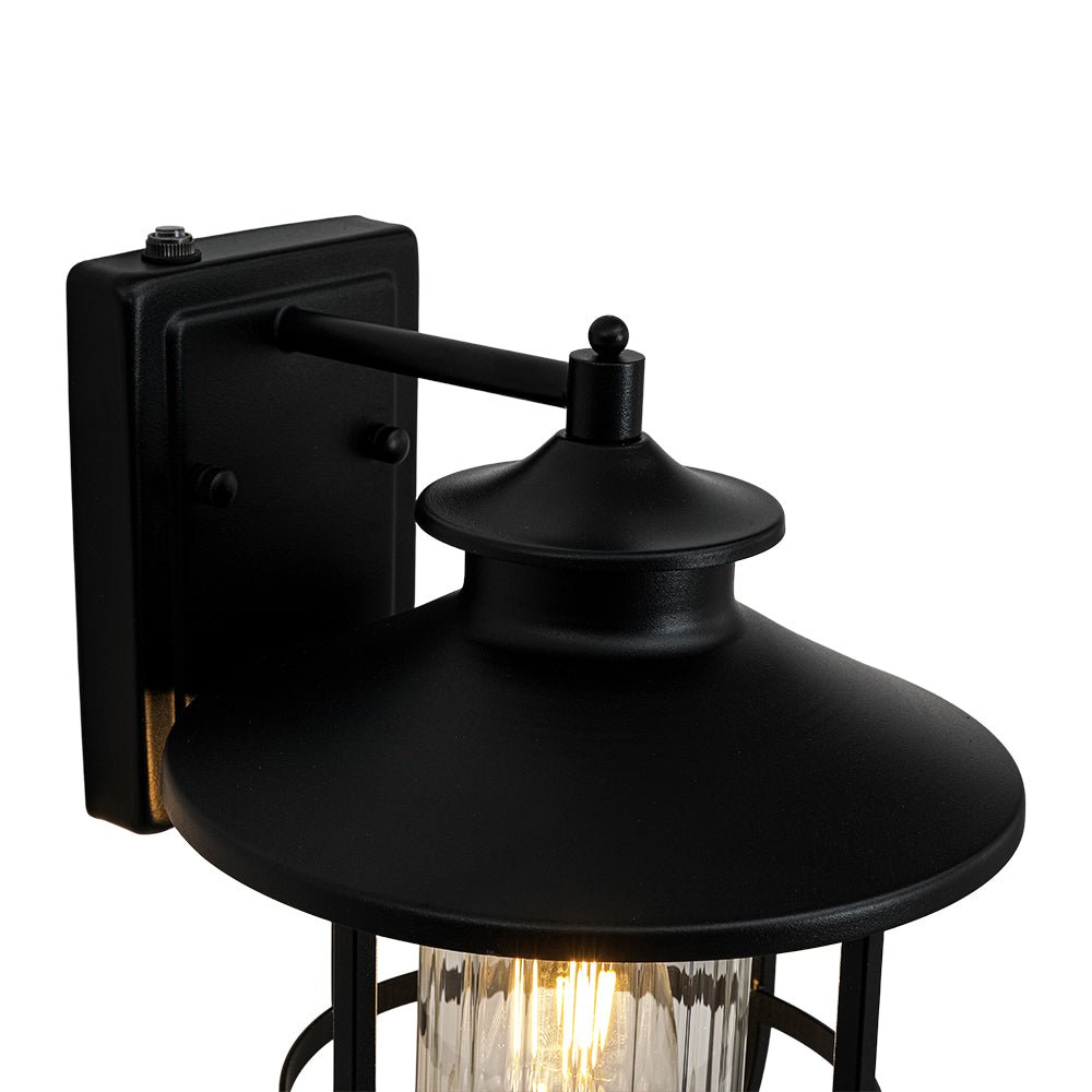 Applique Extérieure IP23 Lanterne Verre Cage