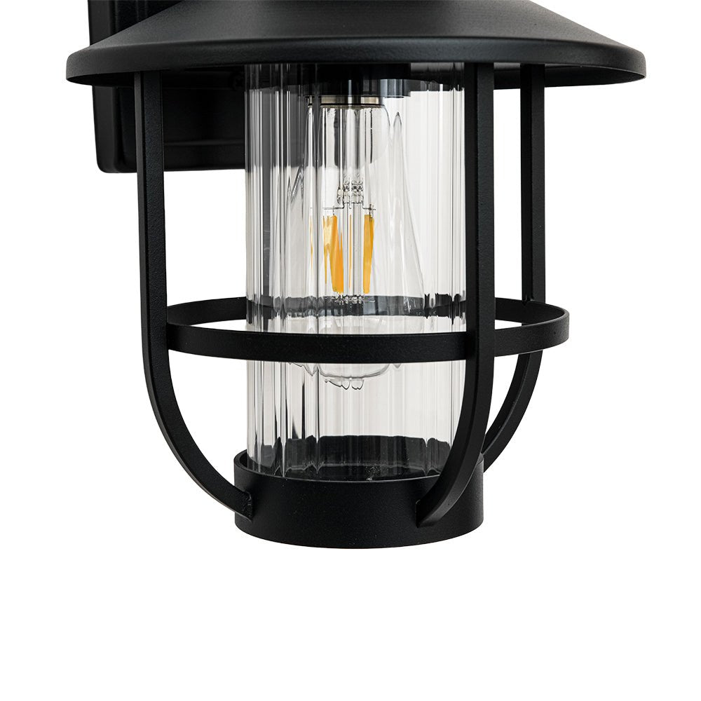 Applique Extérieure IP23 Lanterne Verre Cage
