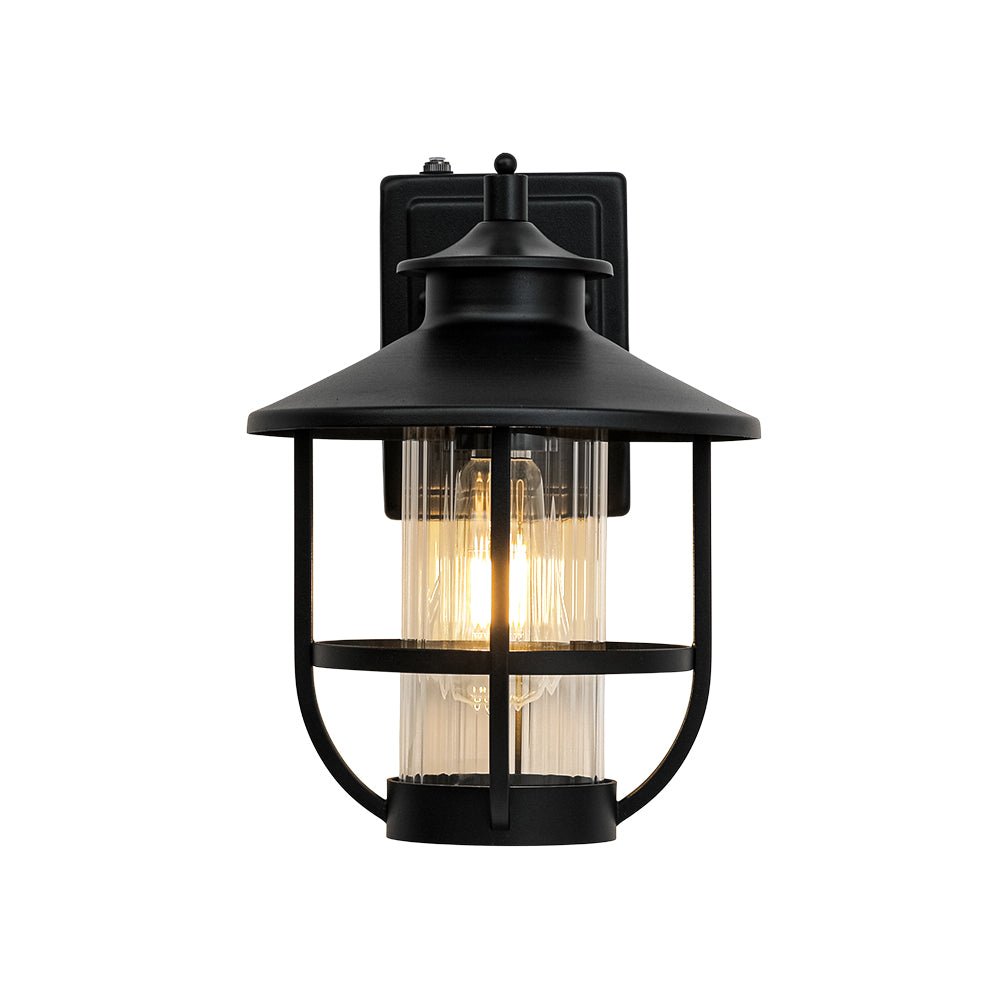 Applique Extérieure IP23 Lanterne Verre Cage