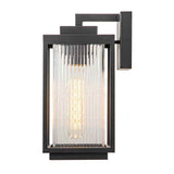 Applique Extérieure Lanterne IP23 Rayé Verre