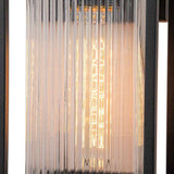 Applique Extérieure Lanterne IP23 Rayé Verre