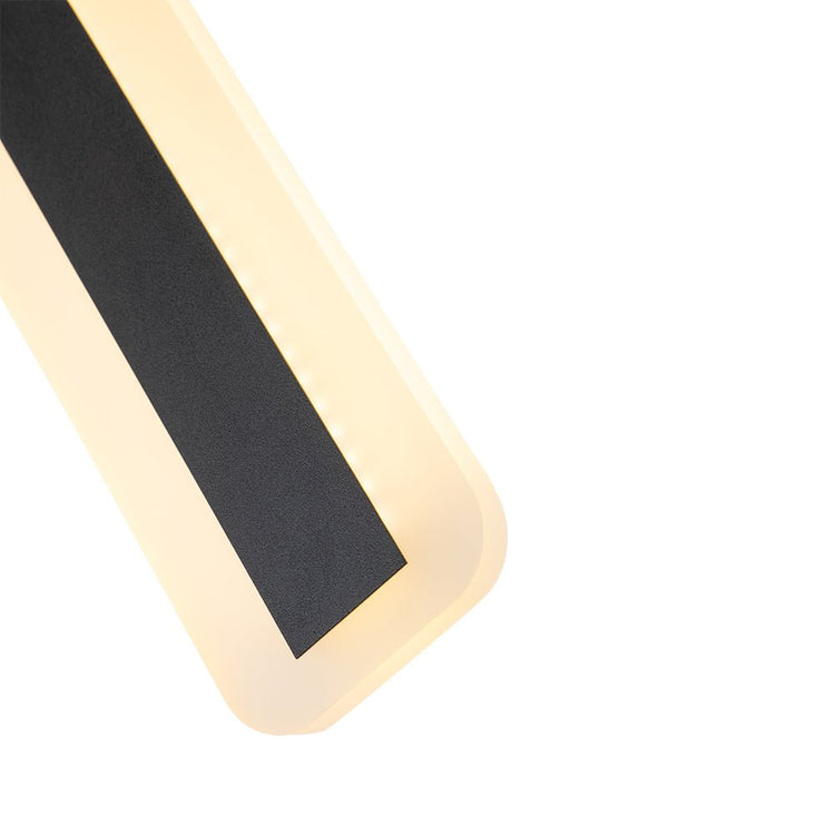 Applique Extérieure en Métal Noir