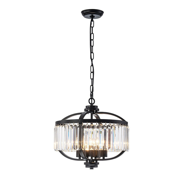 Lustre Salon Lanterne en Cristal
