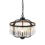 Lustre Salon Lanterne en Cristal