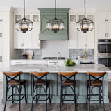 Lustre Salon Lanterne en Cristal