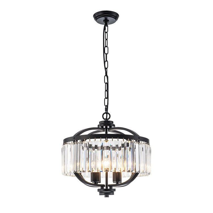 Lustre Salon Lanterne en Cristal