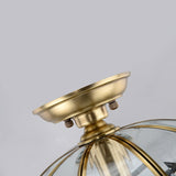 Plafonnier Salon Lanterne en Verre