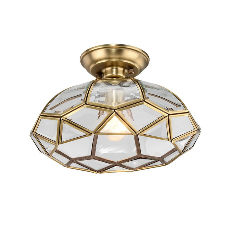 Plafonnier Salon Lanterne en Verre