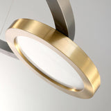 Lustre Salon Anneau en Métal 96 cm