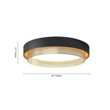 Plafonnier LED Rond Ajouré pour Salle de Bain