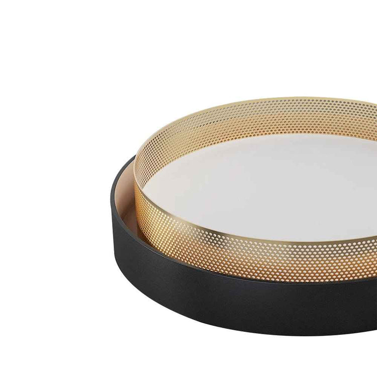 Plafonnier LED Rond Ajouré pour Salle de Bain