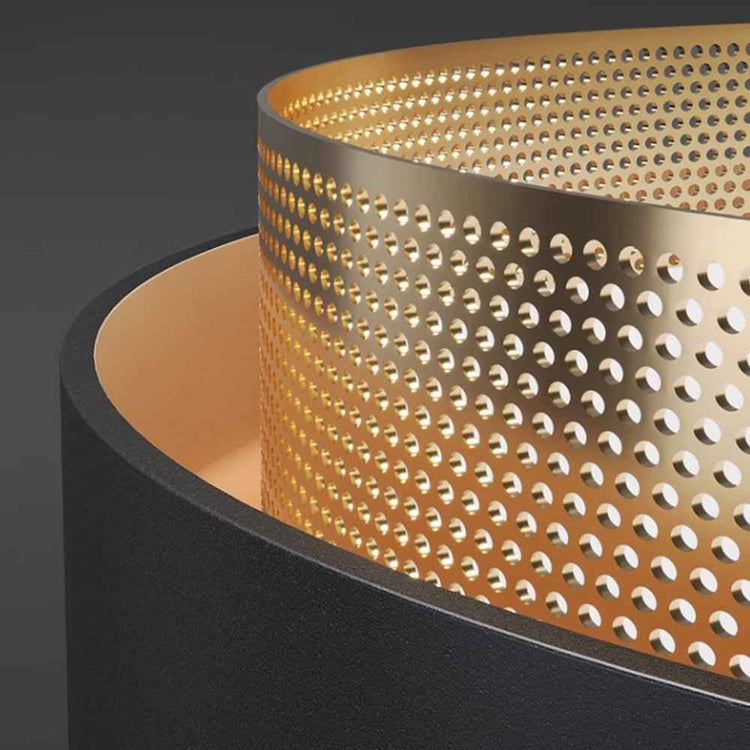 Plafonnier LED Rond Ajouré pour Salle de Bain