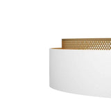 Plafonnier LED Rond Ajouré pour Salle de Bain