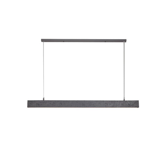 Suspension Linéaire LED Béton pour Salle à Manger