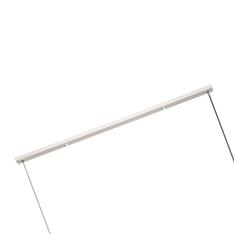 Suspension Linéaire LED Béton pour Salle à Manger