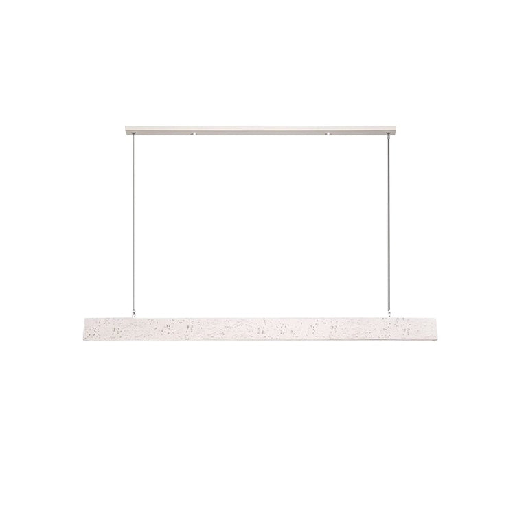 Suspension Linéaire LED Béton pour Salle à Manger
