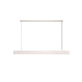 Suspension Linéaire LED Béton pour Salle à Manger