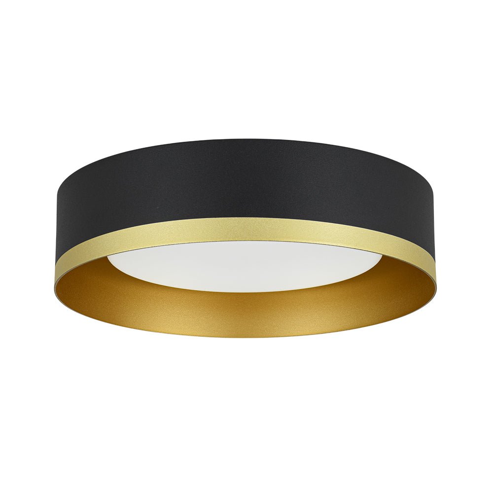 Plafonnier LED Tambour avec Laité Verre Abat-Jour pour Salle de Bain