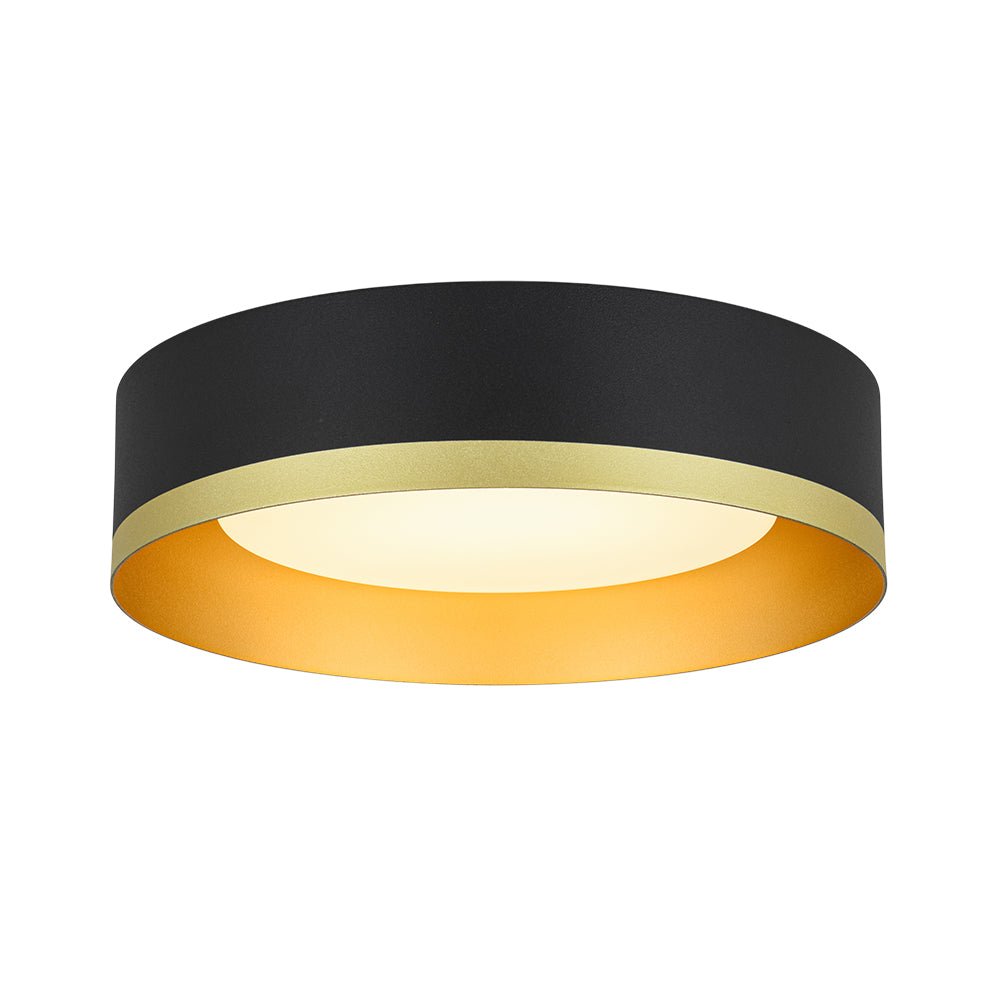 Plafonnier LED Tambour avec Laité Verre Abat-Jour pour Salle de Bain