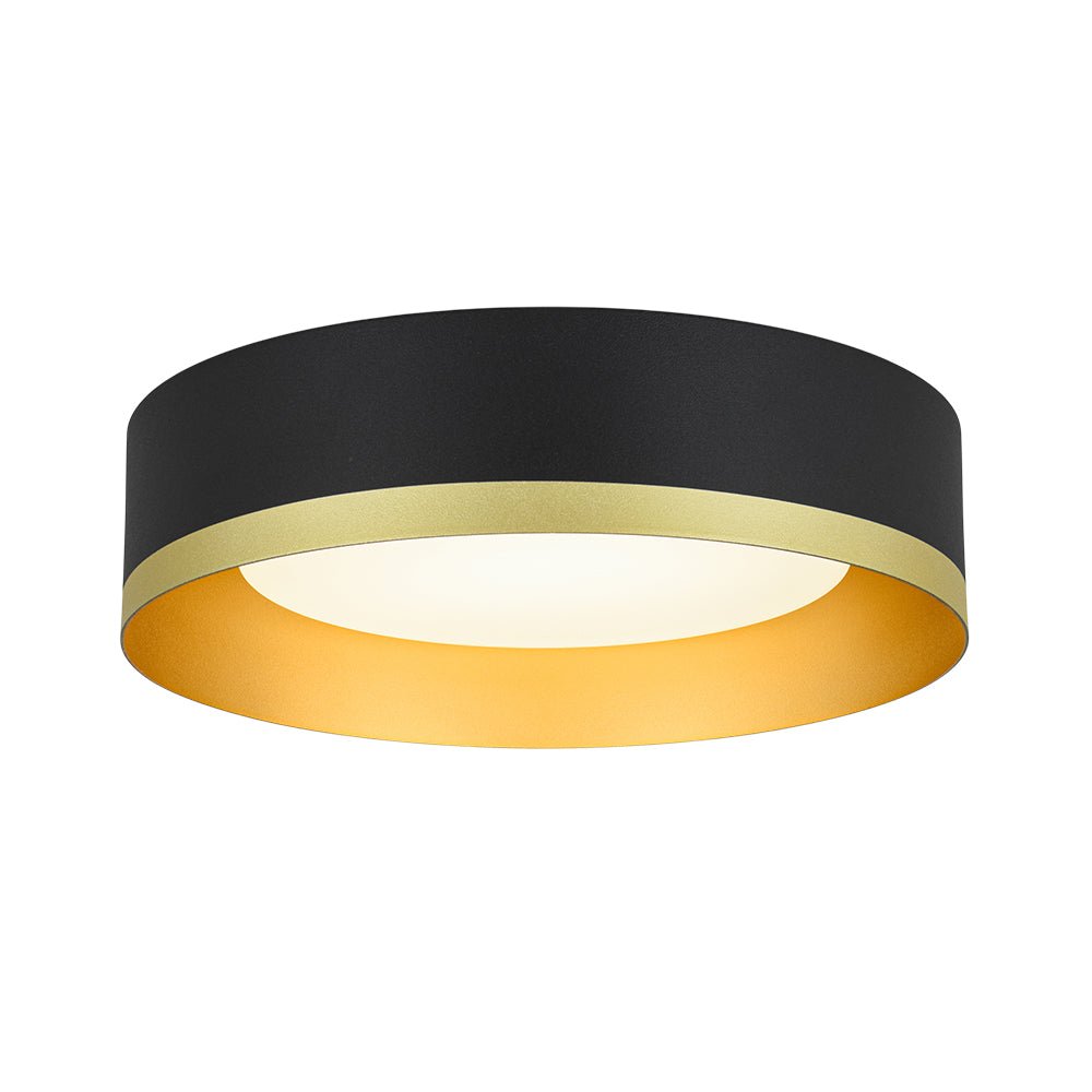 Plafonnier LED Tambour avec Laité Verre Abat-Jour pour Salle de Bain