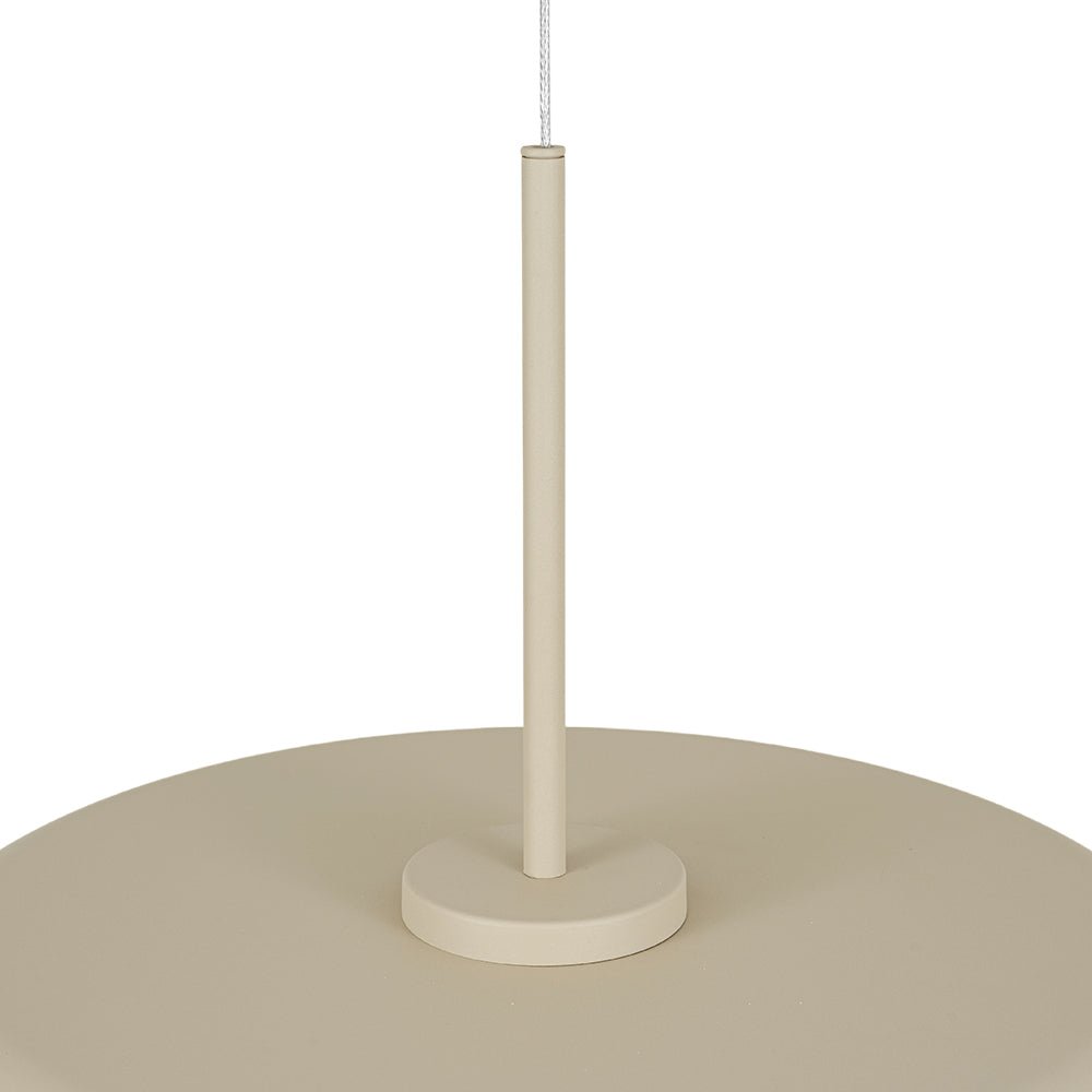 Suspension Luminaire LED Tambour Abat-Jour Dôme pour Salle à Manger