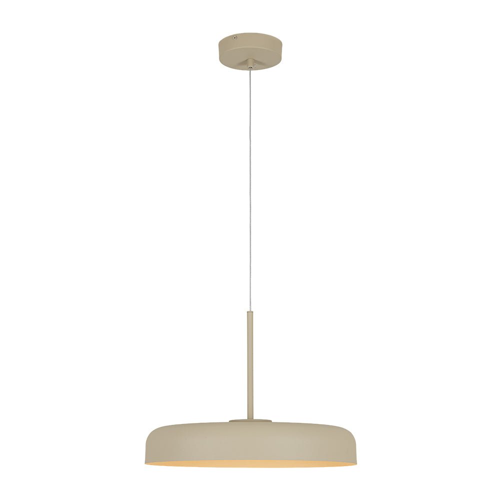Suspension Luminaire LED Tambour Abat-Jour Dôme pour Salle à Manger