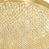 Plafonnier Salon Bol en Cristal