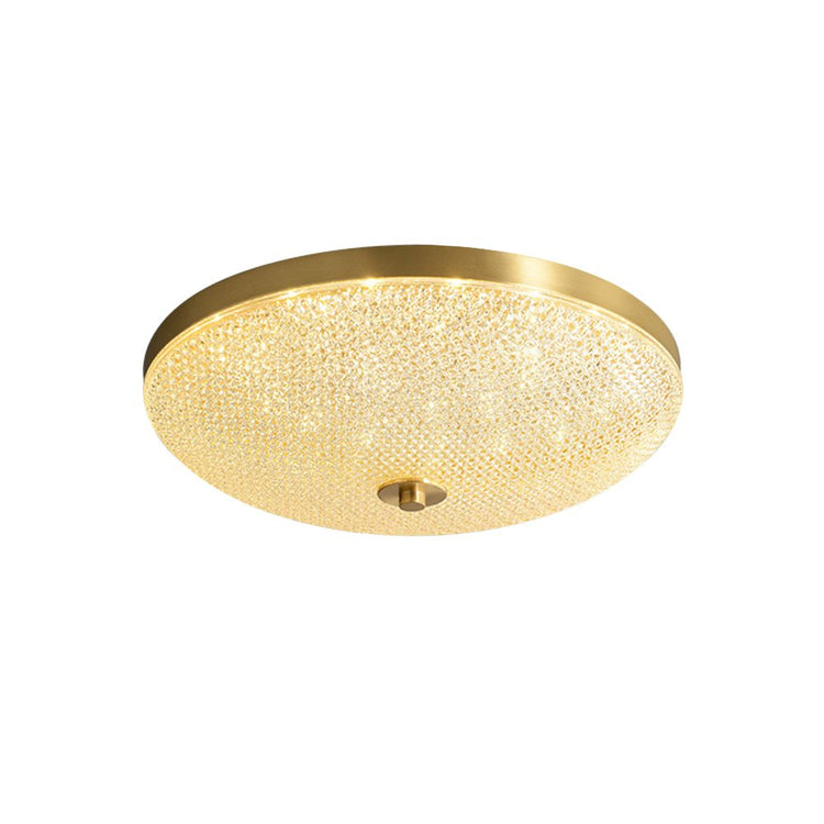 Plafonnier Salon Bol en Cristal