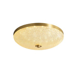 Plafonnier Salon Bol en Cristal