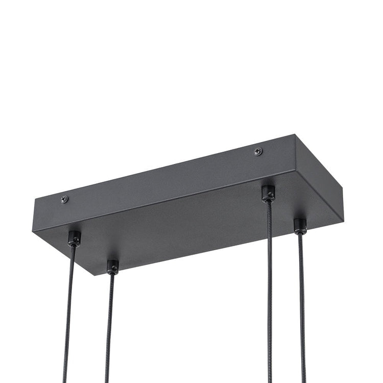 Lustre Salon Linéaire en Bois